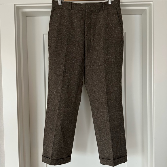 ASOS men’s brown tweed dress pants - Picture 1 of 6